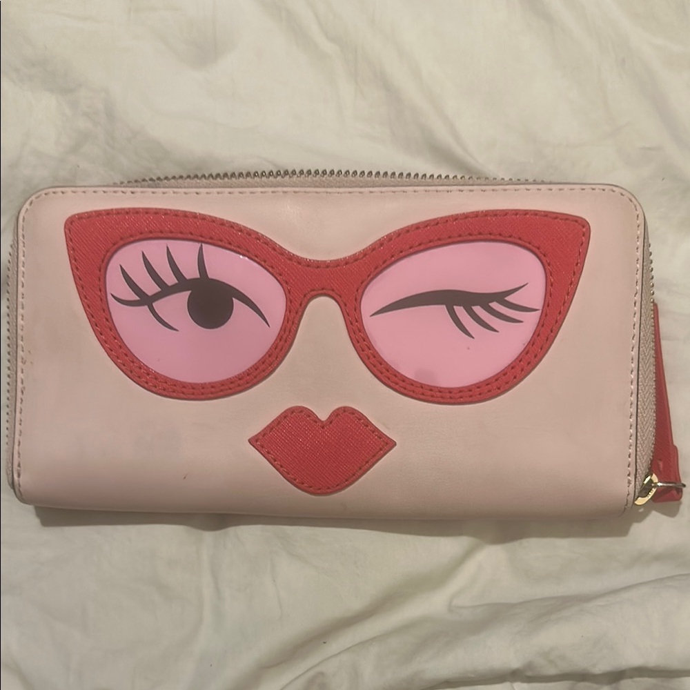 Sold🎉Kate Spade Chic Pink and Red Women's Wallet
